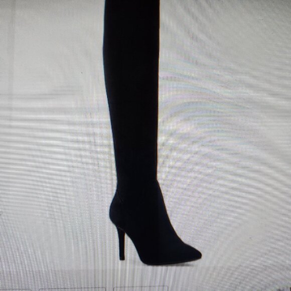 Jessica Simpson Black "Abrine" Microsuede Over the knee boots. NIB. Size 7 - Picture 2 of 10